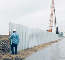 J&J Drainage Products corrugated sheet piling