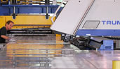 The J&J Drainage Products Trumpf machine offers one of the largest cutting platforms in North America.